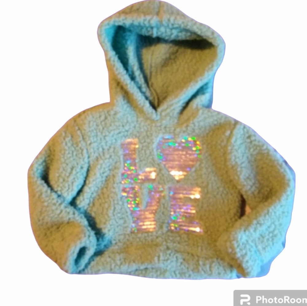⭐3/$15 LIMITED TOO Toddler Girls Sherpa Sweatshirt
